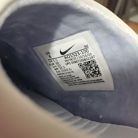 Nike Air Force 1 Lover XX 'Off White' Slip-On Women's Sz 8 AO1523-100 New - Picture 9 of 12